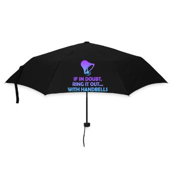 Choir Music Instrument Handbell Choir - Umbrella (small) - black - Front