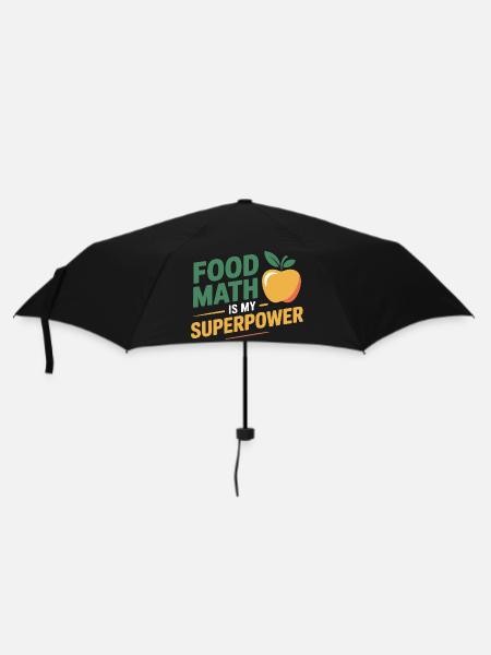Präzise Berechnung des professionellen Ernährungsberaters - Regenschirm (klein) - Schwarz