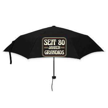 80 ans Anniversaire 80 - Parapluie standard - noir - Devant
