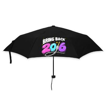 Bring Back 2016 Nostalgia Y2K Vibes - Umbrella (small) - black - Front