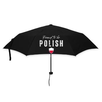 Proud Polish, Made in Poland - Umbrella (small) - black - Front