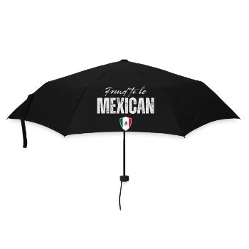Fier d’être Mexicain, fabriqué au Mexique - Parapluie standard - noir - Devant