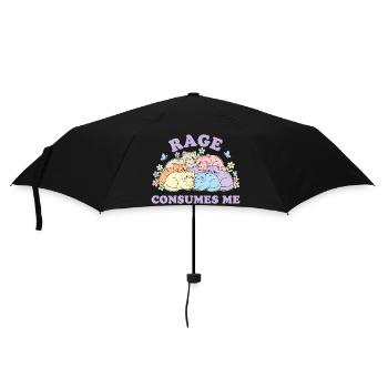 Nuage câlin des chats pastel - Parapluie standard - noir - Devant