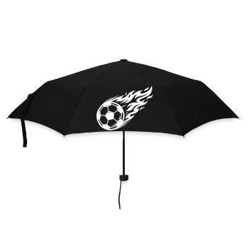Soccer Flame Ball - Umbrella (small) - black - Front