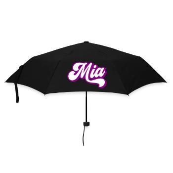 Mia | Couleurs changeantes - Parapluie standard - noir - Devant