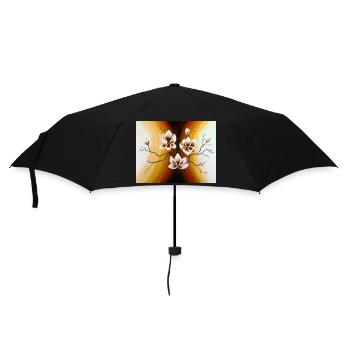 Magnolias - Acrylique - Parapluie standard - noir - Devant