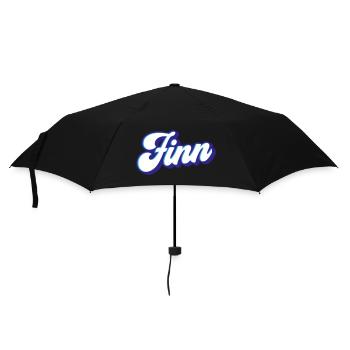 Finn | Farben änderbar - Regenschirm (klein) - Schwarz - Vorne