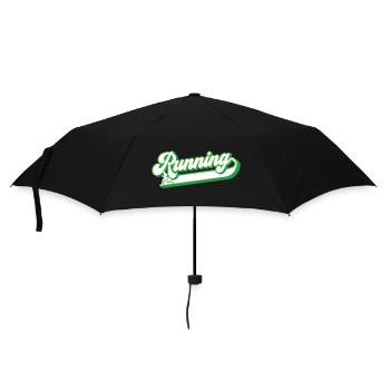Coureur de course à pied | Couleurs changeantes - Parapluie standard - noir - Devant