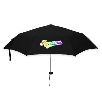 Awesome LGBTQ Pride | Show pride and diversity - Umbrella (small) - black - Front