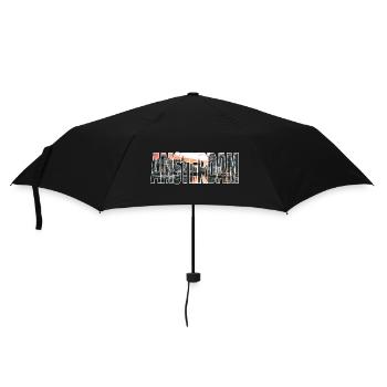 Amsterdam - Parapluie standard - noir - Devant