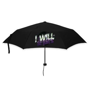 funny i love books birthday books and cats love - Umbrella (small) - black - Front