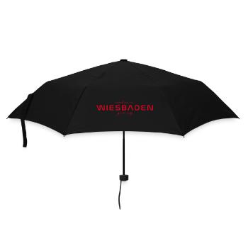 Wiesbaden T-Shirt – Perfekt für Fans - Regenschirm (klein) - Schwarz - Vorne