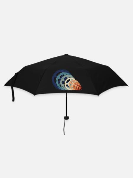 Retro Vintage Cycling Mountain Biking Cycling - Umbrella (small) - black