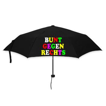Colorful against the right - Umbrella (small) - black - Front