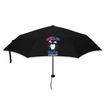 Eggscellent Hygiéniste dentaire Du dimanche de Pâques Dentiste - Parapluie standard - noir - Devant