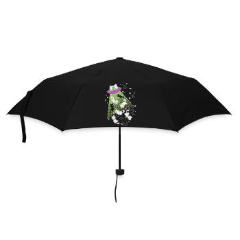 alien cats - Umbrella (small) - black - Front