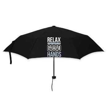 Physiotherapie - Regenschirm (klein) - Schwarz - Vorne