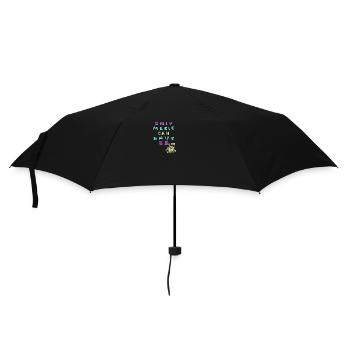 Seule la musique peut nous sauver Notes de musique Paix mondiale - Parapluie standard - noir - Devant