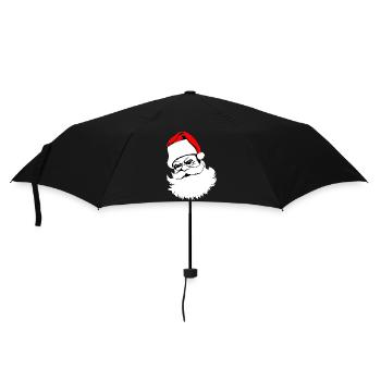 Christmas Hat Santa Claus Christmas 3 - Umbrella (small) - black - Front