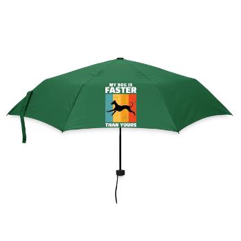 Greyhound Racing Dog Pet Race Animal Racer - Umbrella (small) - bottlegreen - Front