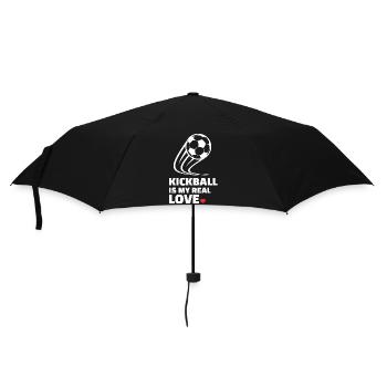 J’adore le kickball - Parapluie standard - noir - Devant
