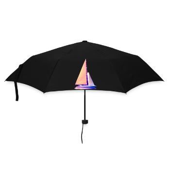 Sailing ship Sailboat Sailing Sailing Sailing Sailing - Umbrella (small) - black - Front