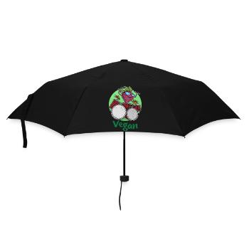 Drums Radish Garden Salad Vegan Vegan - Umbrella (small) - black - Front