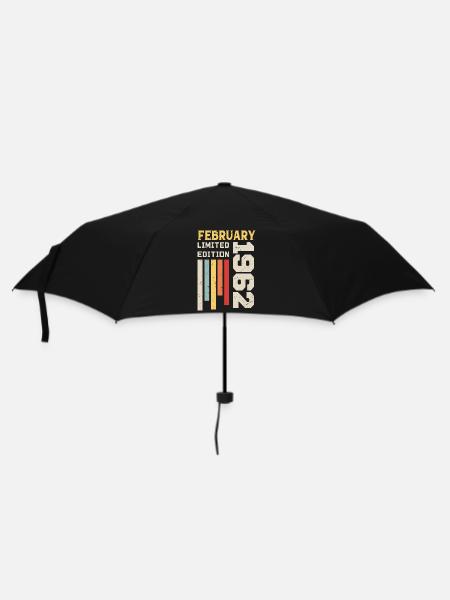 Februar 1962 - Februar 1962 Geburtstagsgeschenk - Regenschirm (klein) - Schwarz