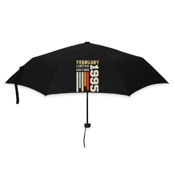 Février 1995 - Cadeau anniversaire Février 1995 - Parapluie standard - noir - Devant