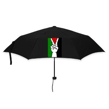 Free palestine - Umbrella (small) - black - Front