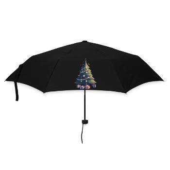 Arbre de Noël lumineux - Parapluie standard - noir - Devant