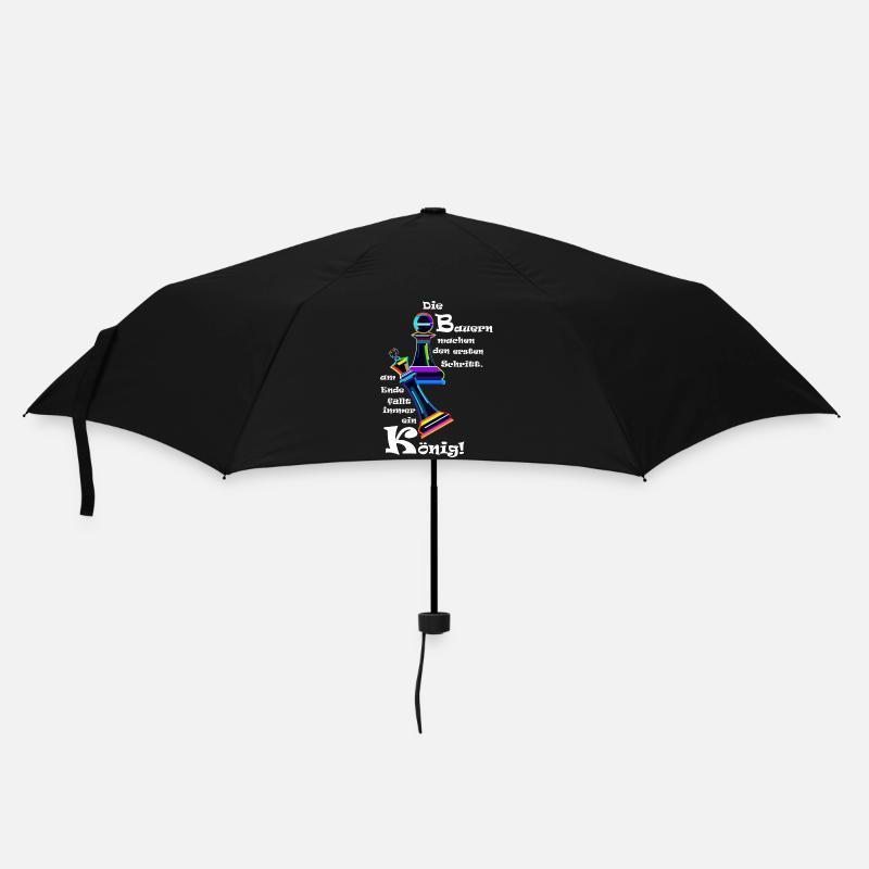 Chess Pawn King - Umbrella (small) - black