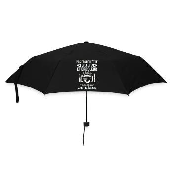 Papa bricoleur: ça gère - Parapluie standard - noir - Devant