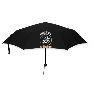 Barbecue King -100% Vegan Free - Grill & BBQ - Umbrella (small) - black - Front