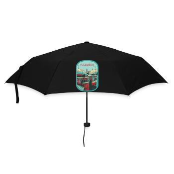 Majesty of Istanbul: Sublime Mosque - Umbrella (small) - black - Front