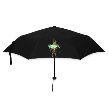 Graffiti Funky Sprayer Illustration Tattoo Art - Umbrella (small) - black - Front