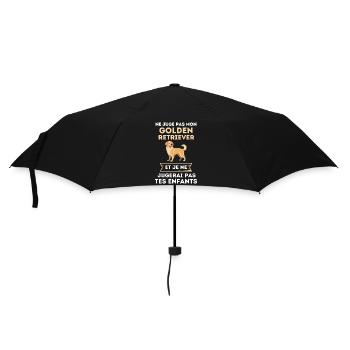 ne juge pas golden retriever 1 - Parapluie standard - noir - Devant