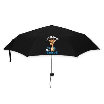 Surclassé en 5e année - Girafe drôle - Parapluie standard - noir - Devant