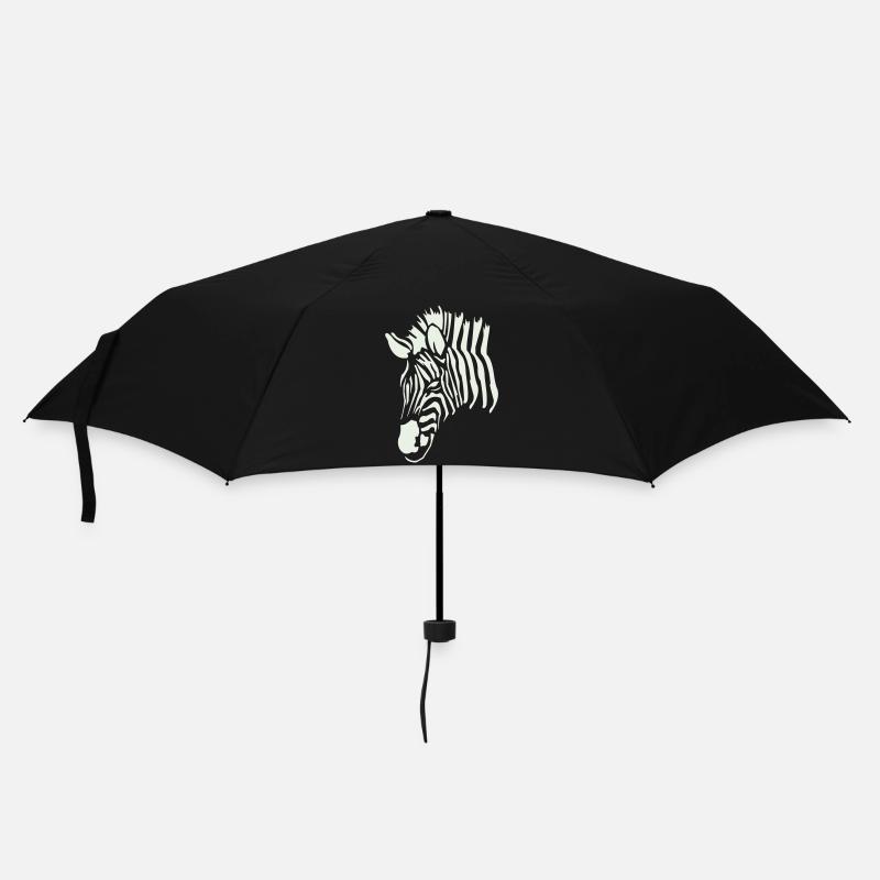 Zebra 1 - Umbrella (small) - black