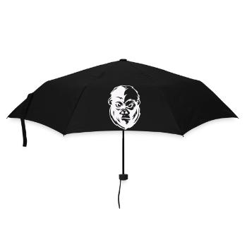 Gorilla Face Animal - Umbrella (small) - black - Front