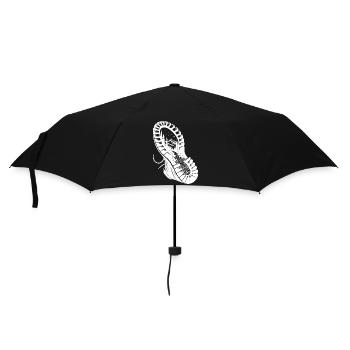 Hiking Shoe with Nature Mountain Landscape Profile - Umbrella (small) - black - Front