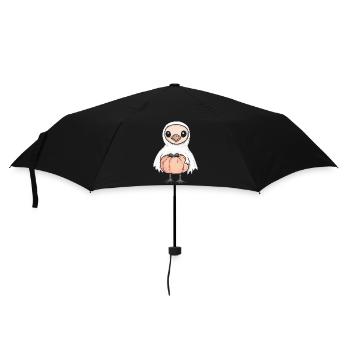 Strauß Halloween Lustig Geist - Regenschirm (klein) - Schwarz - Vorne