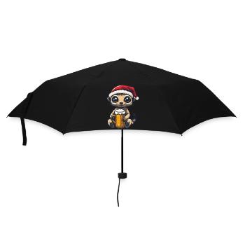 Bière de Noël Meerkat - Parapluie standard - noir - Devant