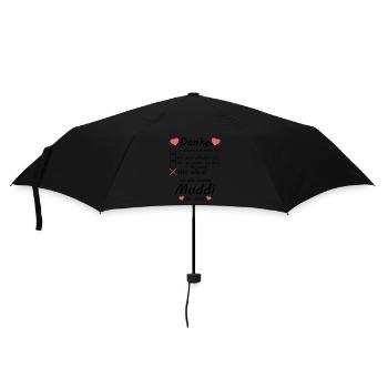 Beste Muddi der Welt Danke sagen Muttertag - Regenschirm (klein) - Schwarz - Vorne