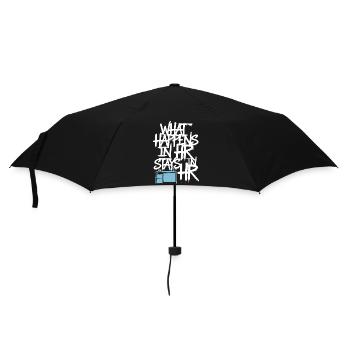 In HR, everything remains confidential - Umbrella (small) - black - Front