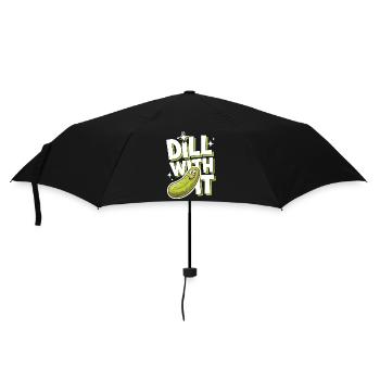 Concombre Cornichon Cornichon Nourriture Aneth - Parapluie standard - noir - Devant