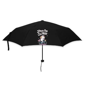 J'peux pas j'ai vélo - Parapluie standard - noir - Devant