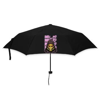 FACE THE STORM! - Regenschirm (klein) - Schwarz - Vorne