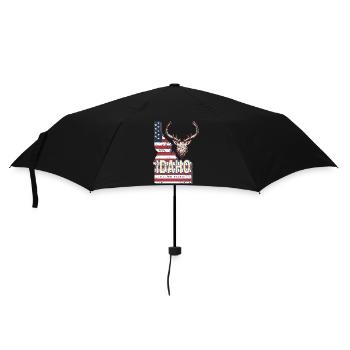 Idaho Vereinigte Staaten Vintage USA Souvenir - Regenschirm (klein) - Schwarz - Vorne
