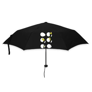The chick - Umbrella (small) - black - Front